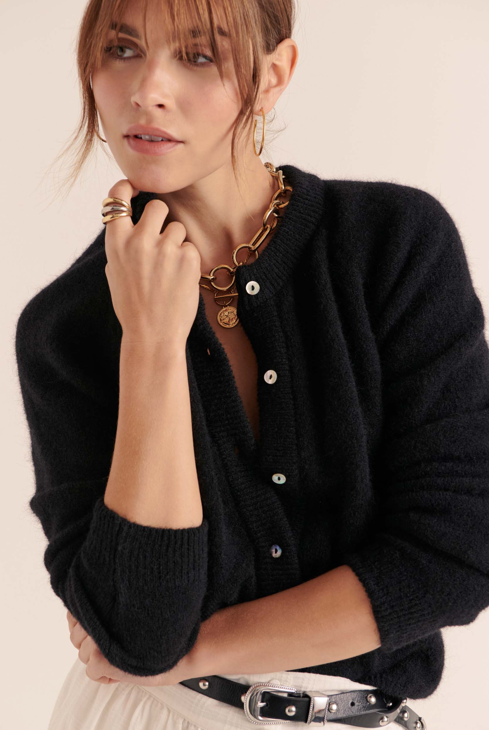 Black Come cardigan