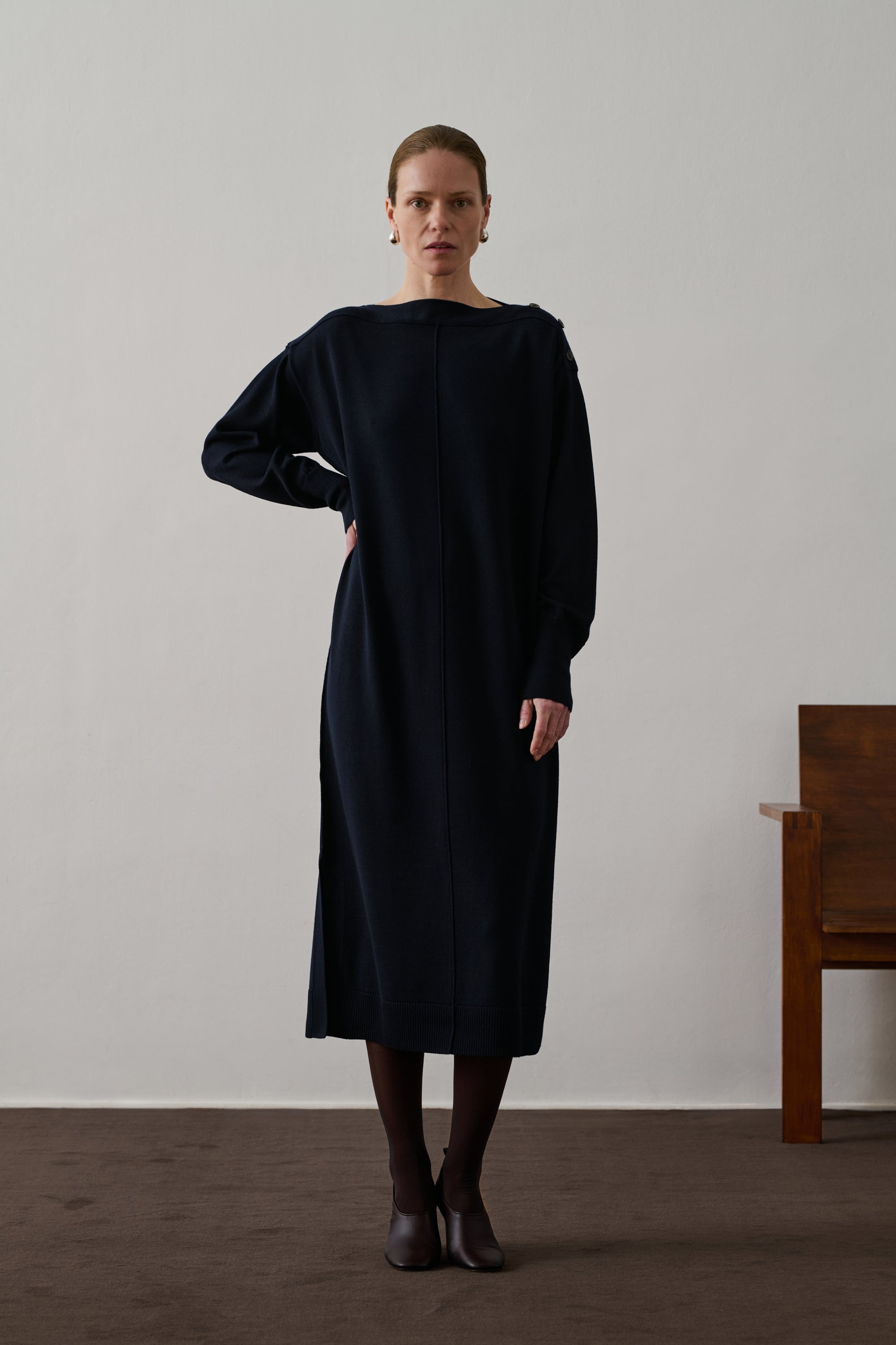 ROBE CLEA NAVY