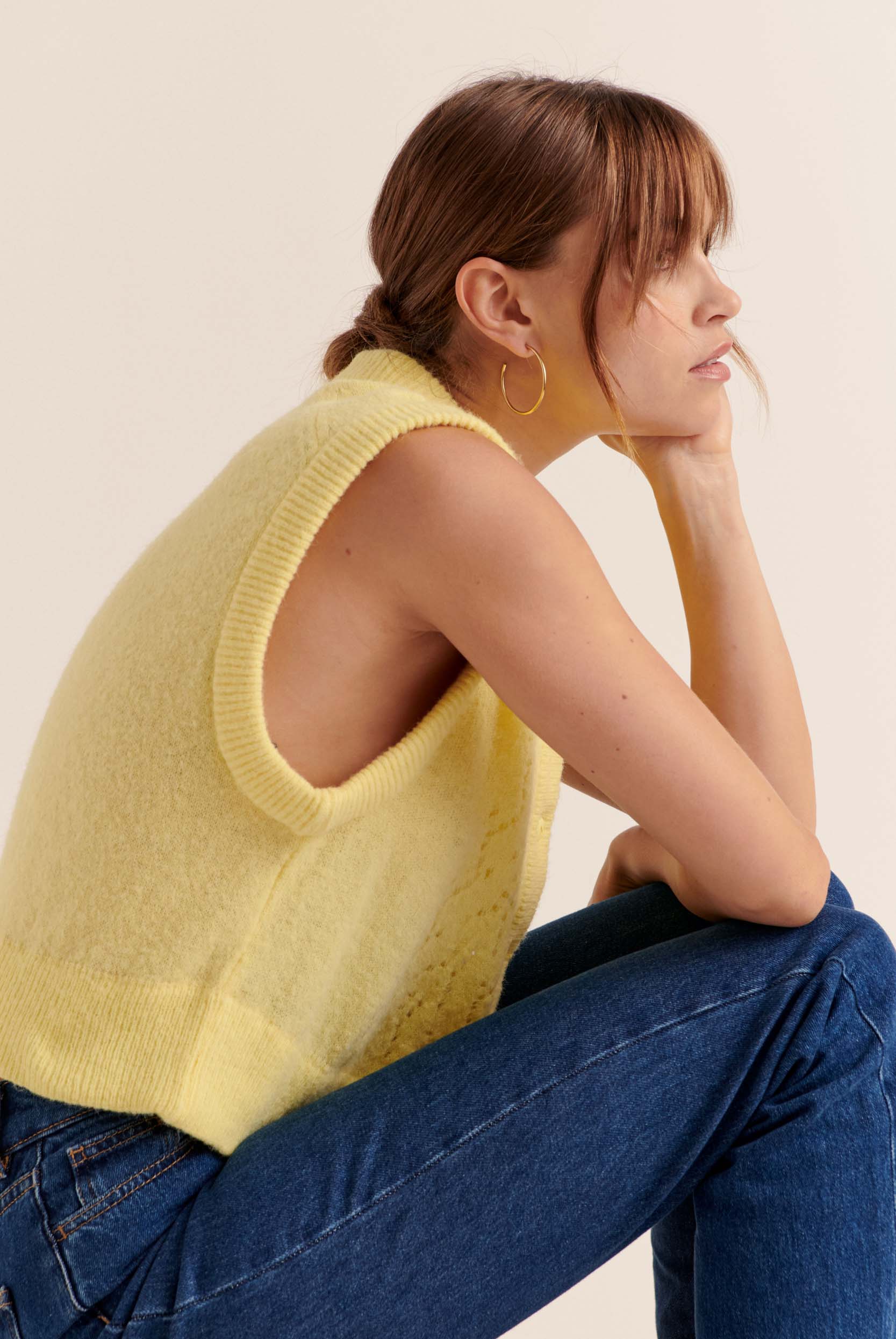 Brooke Yellow Cardigan