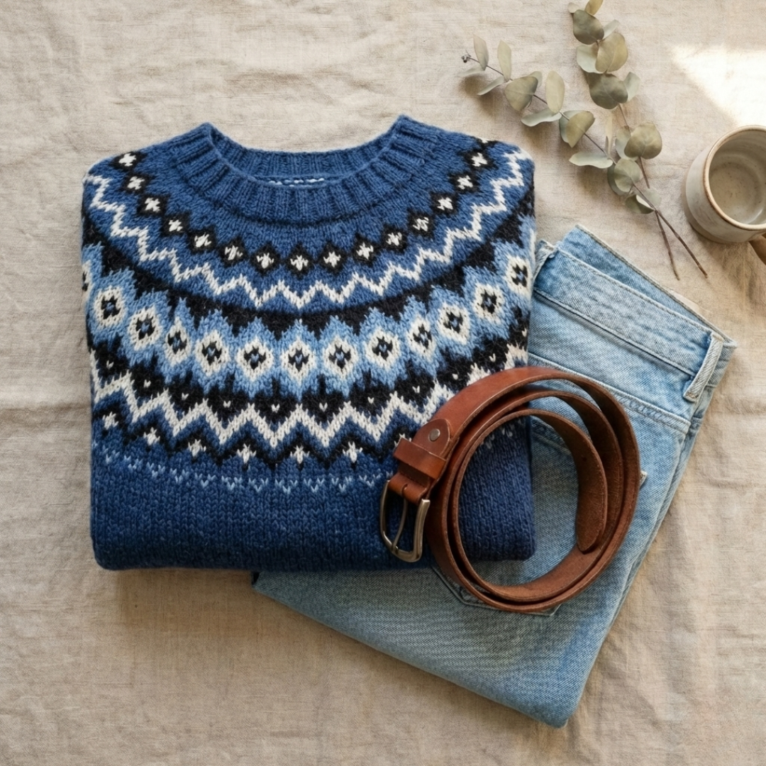 Ardent - Pull Vintage Nordique Doux