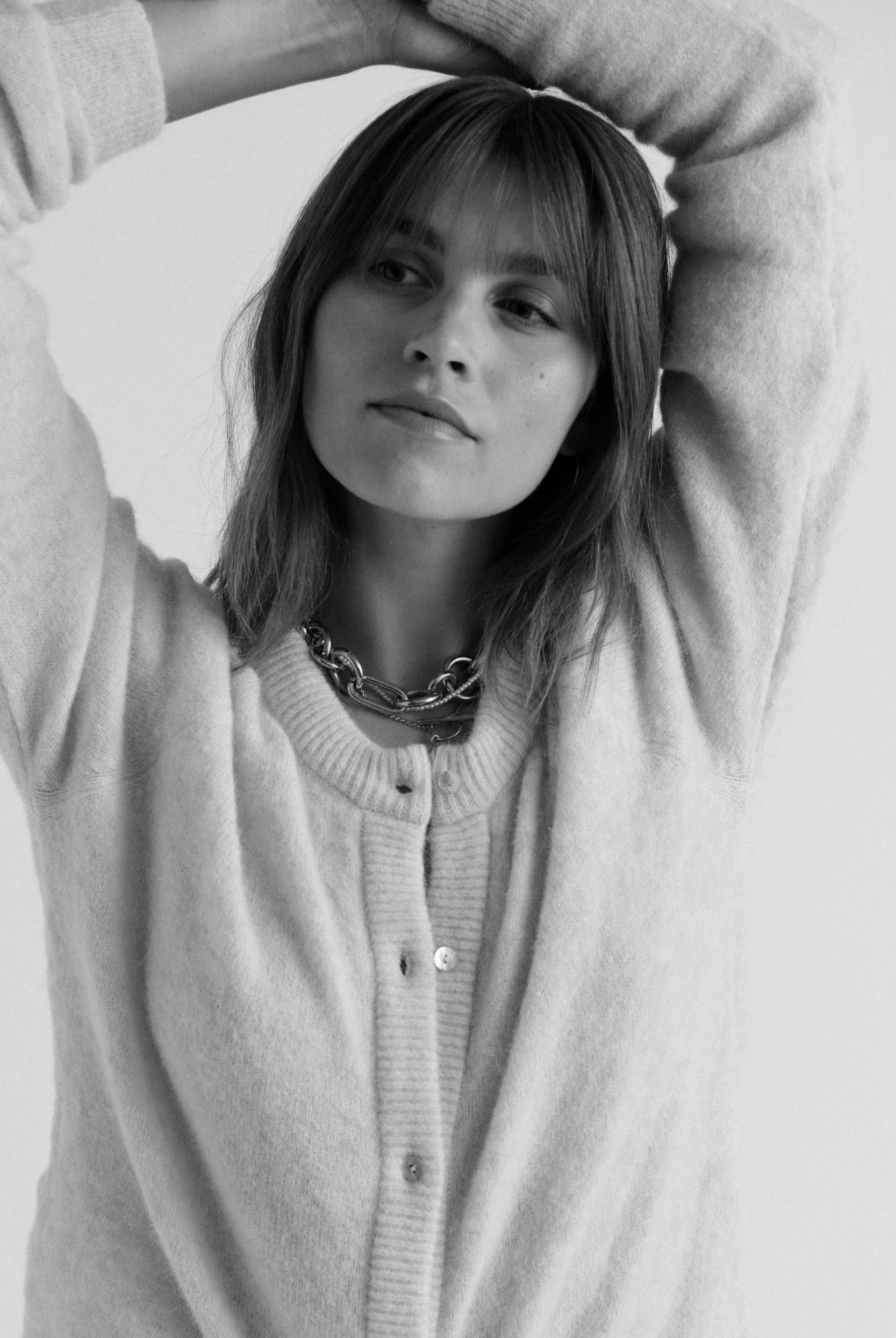 Cardigan Come natural white