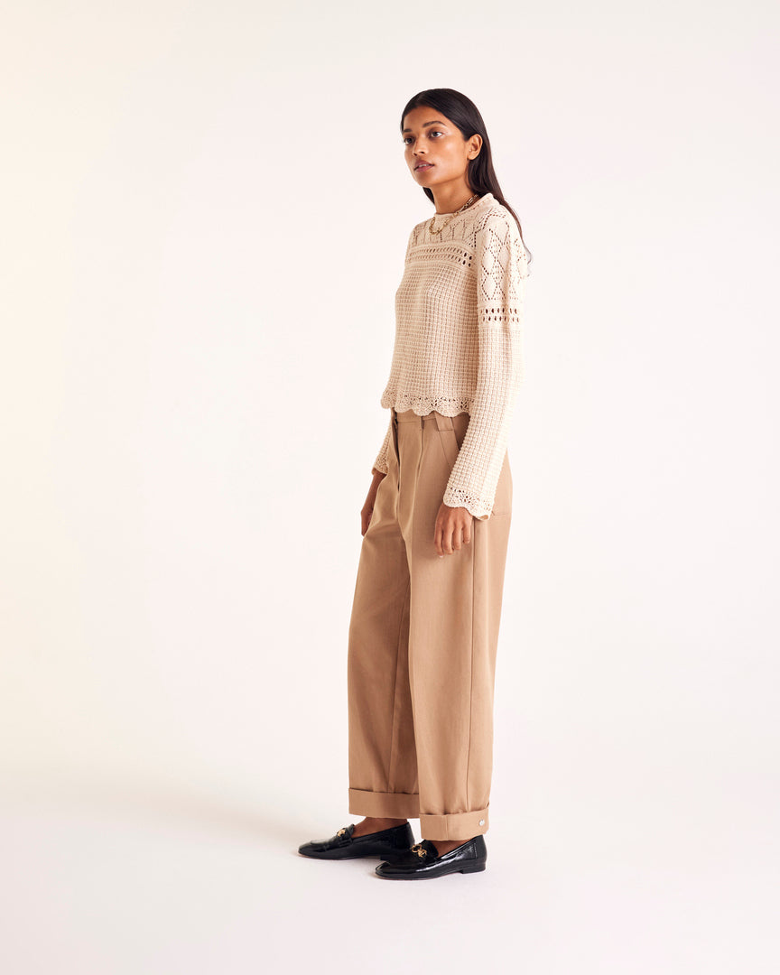 Salvador ecru sweater