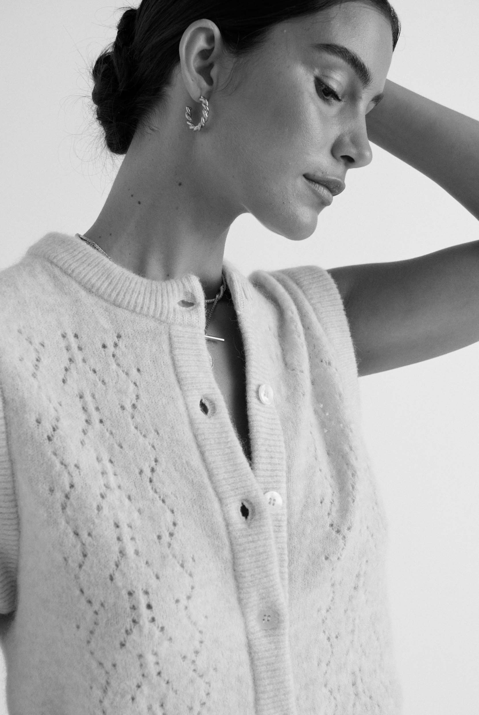 Brooke ecru cardigan