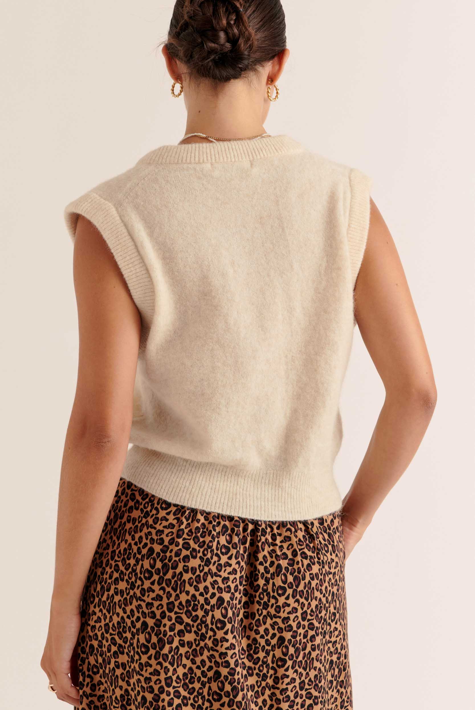 Brooke ecru cardigan