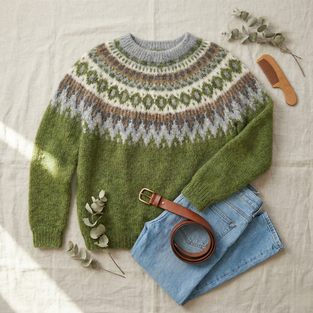 Ardent - Pull Vintage Nordique Doux