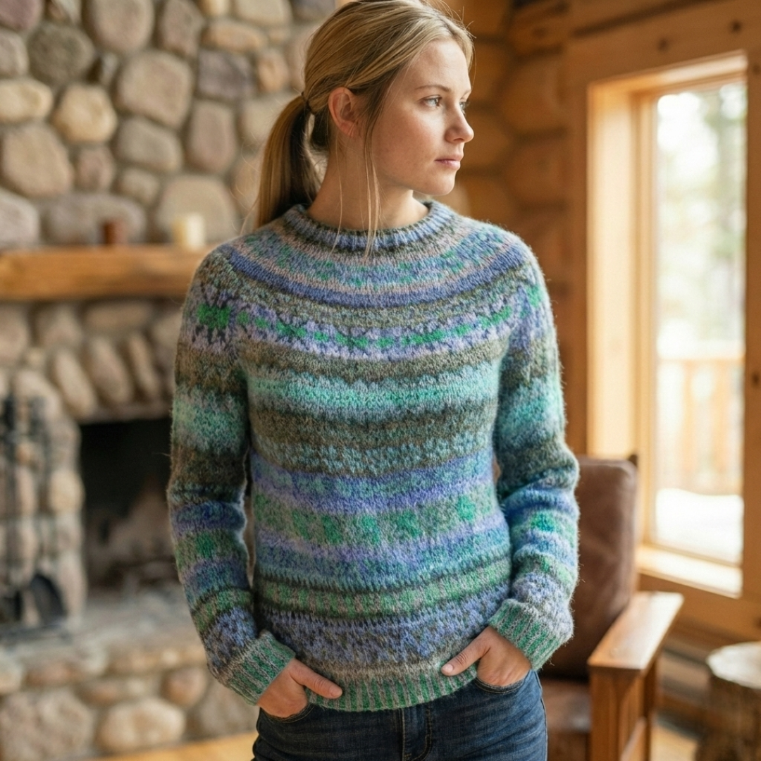 Ardent - Pull Vintage Nordique Doux