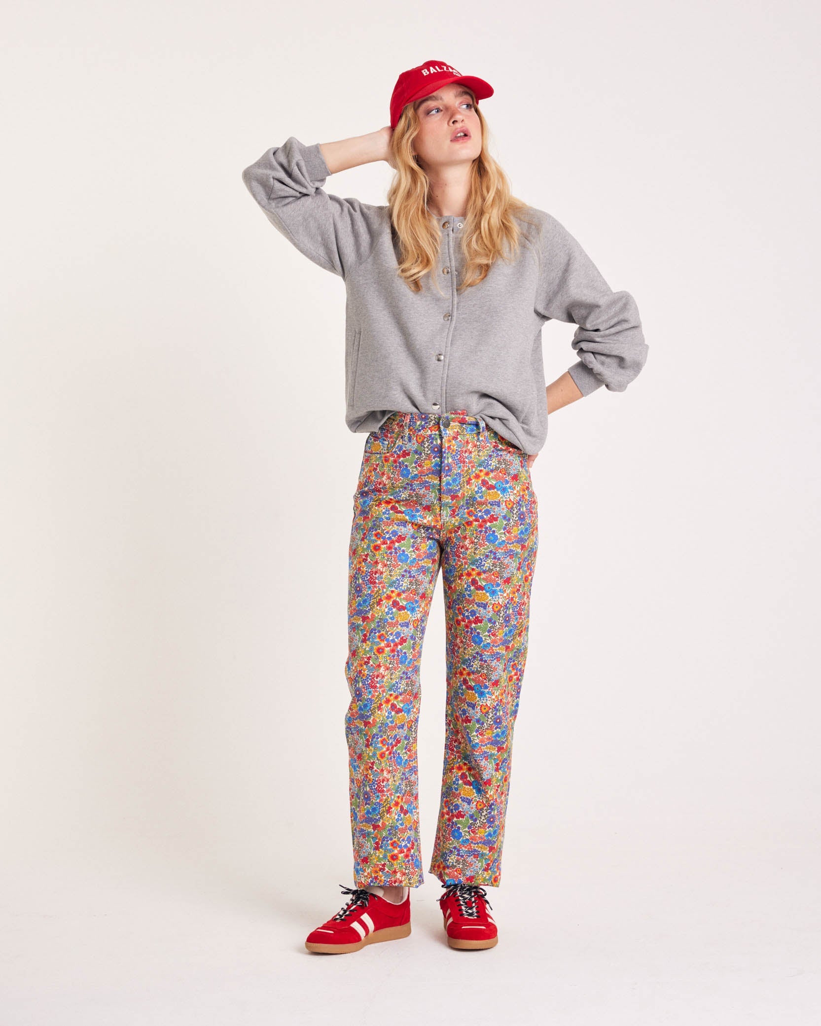 Cozy heather gray cardigan