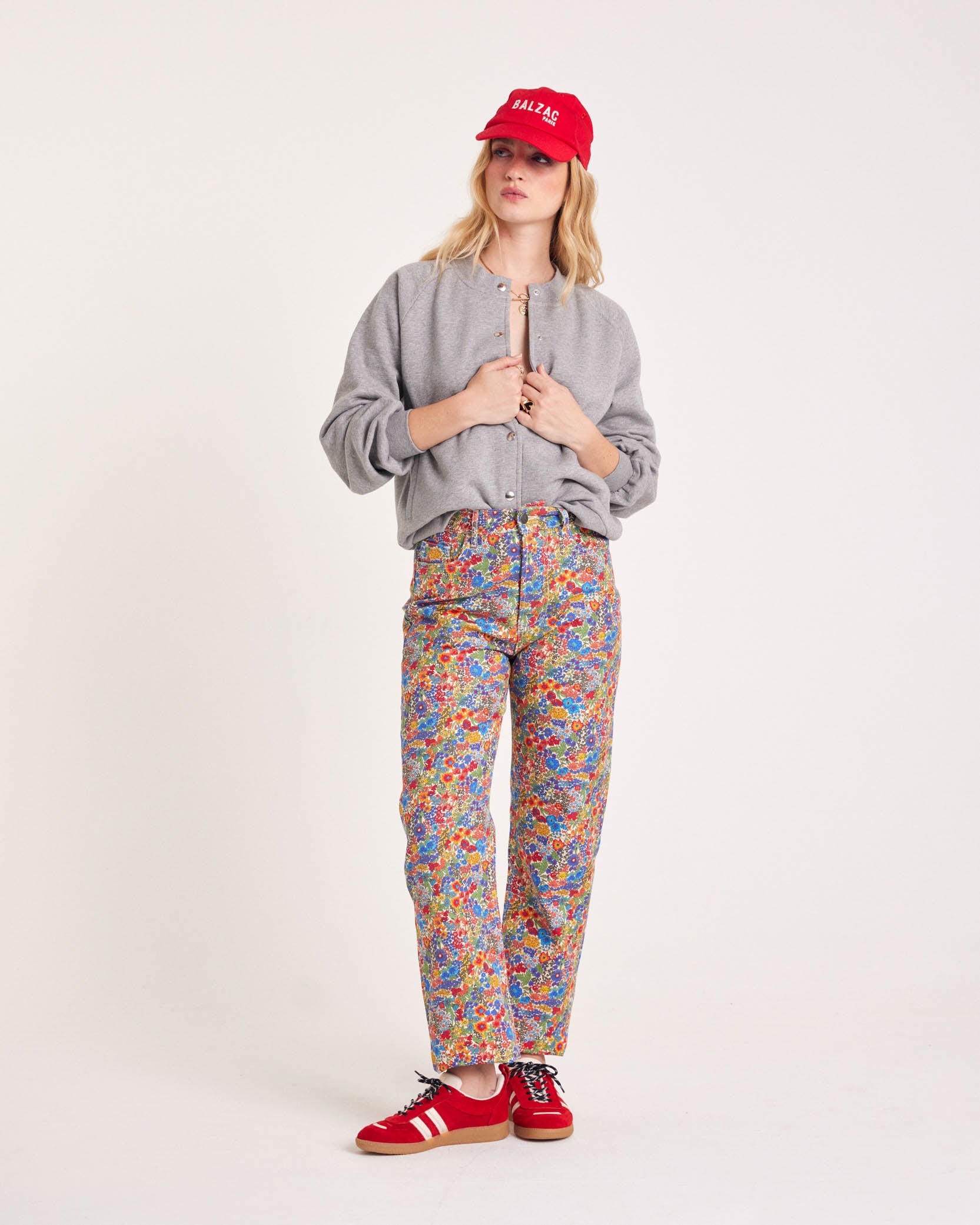 Cozy heather gray cardigan