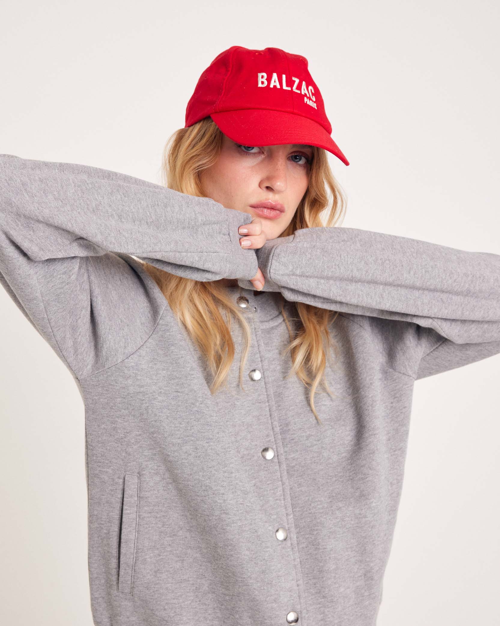 Cozy heather gray cardigan