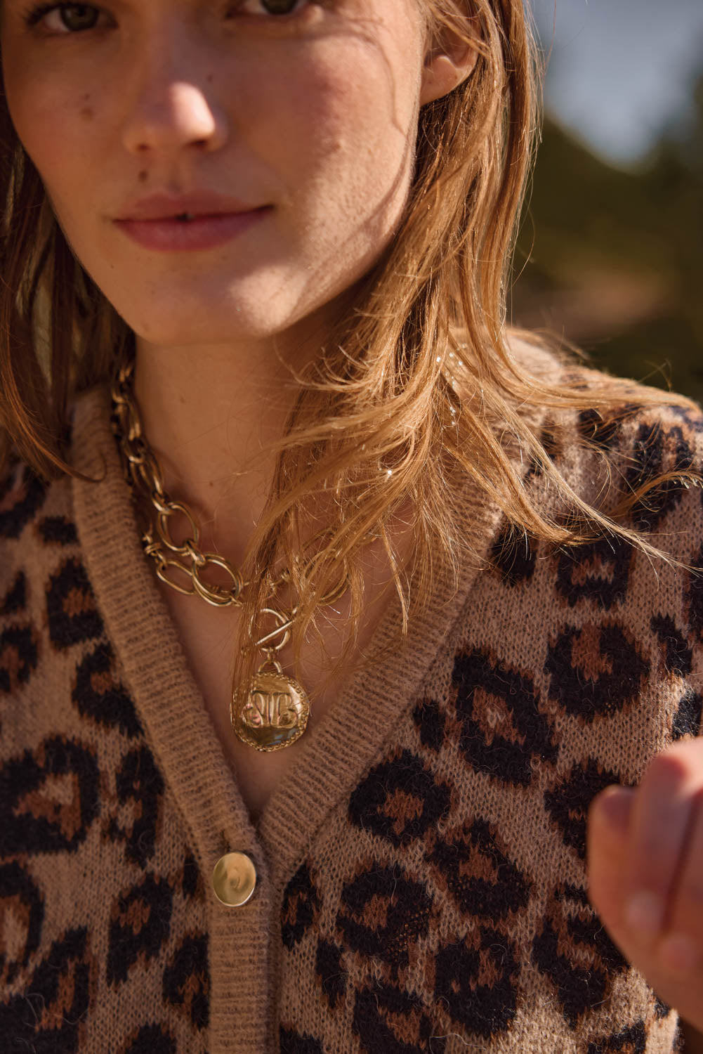 Constant leopard vest