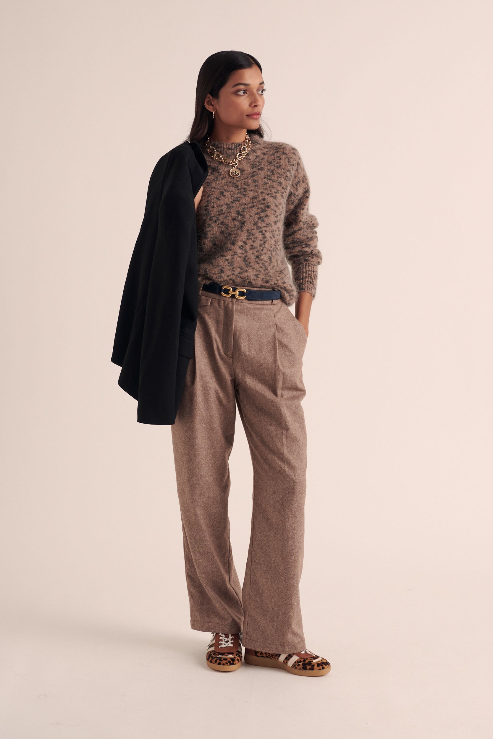 Spotted sand cheetah Doudou sweater