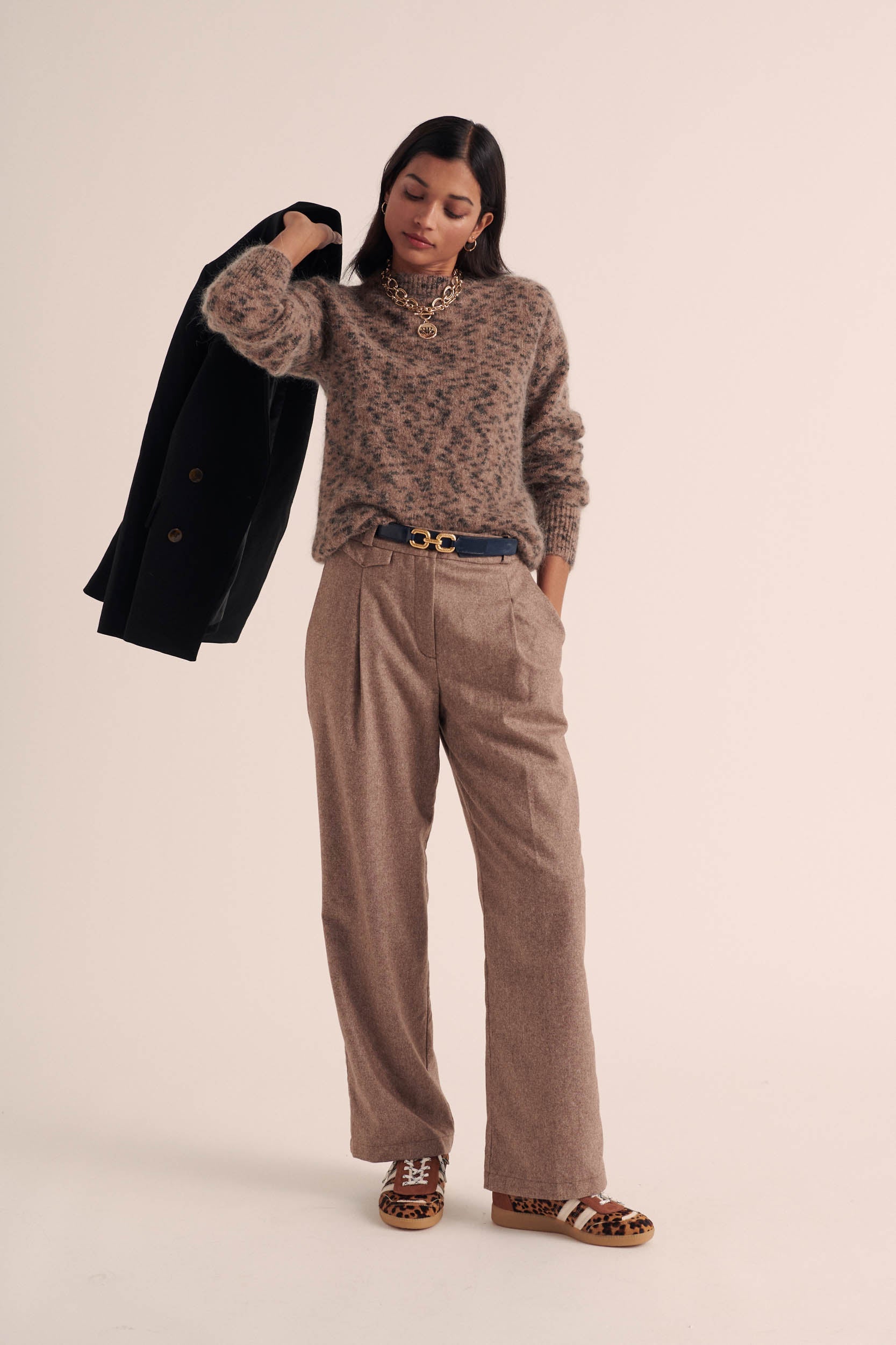 Spotted sand cheetah Doudou sweater