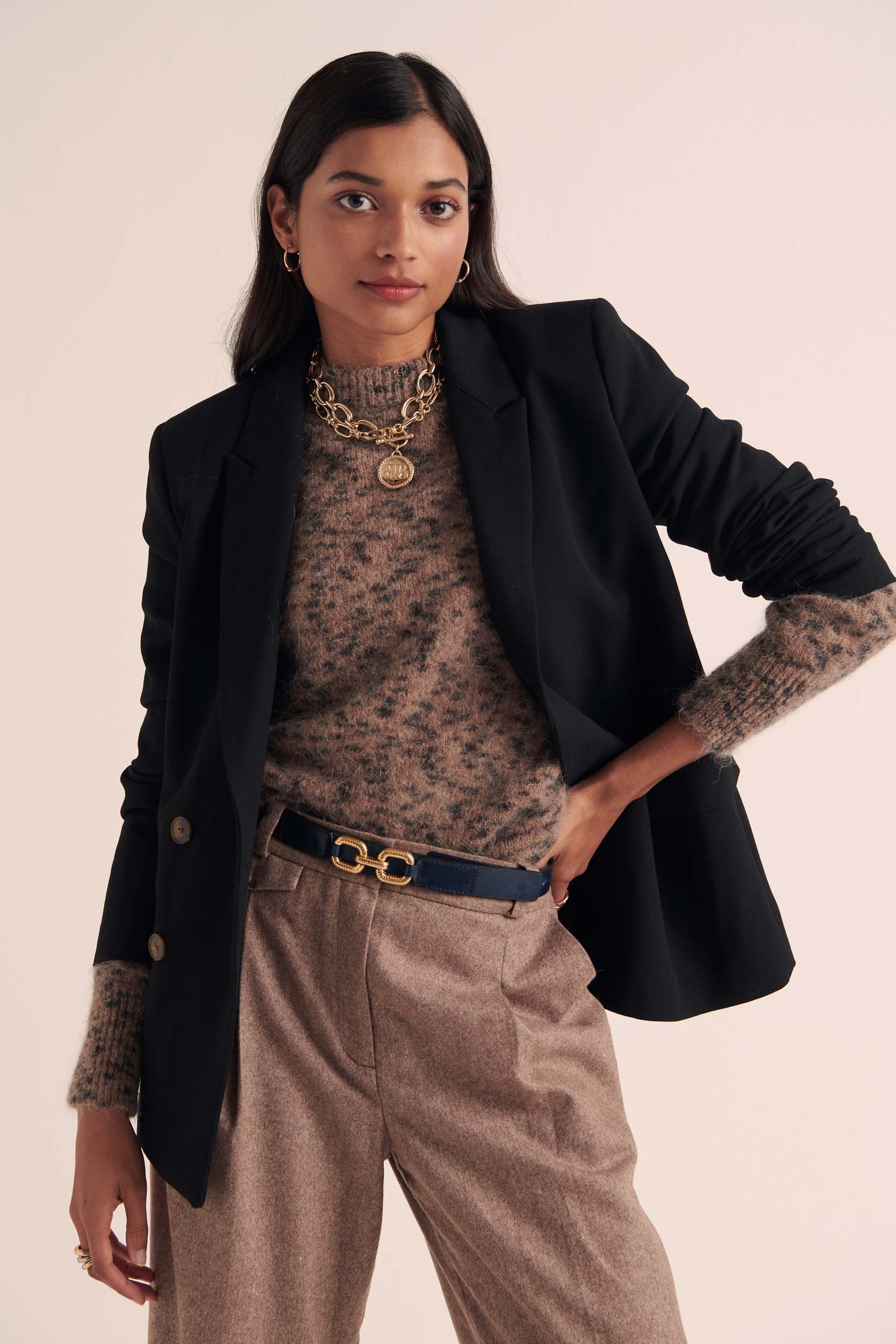 Spotted sand cheetah Doudou sweater