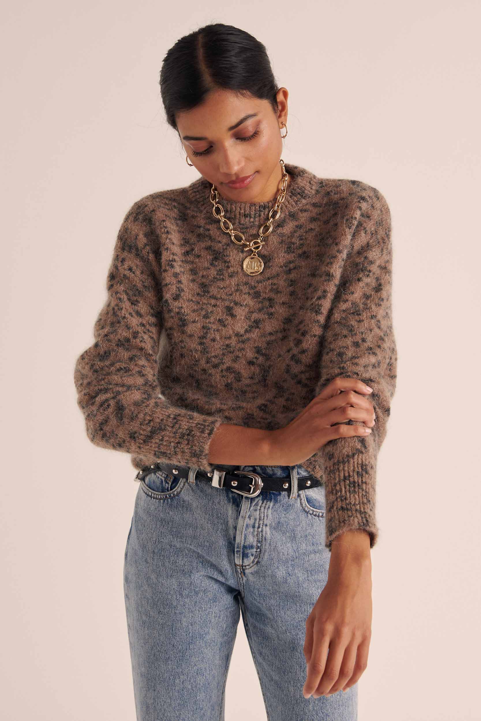 Spotted sand cheetah Doudou sweater