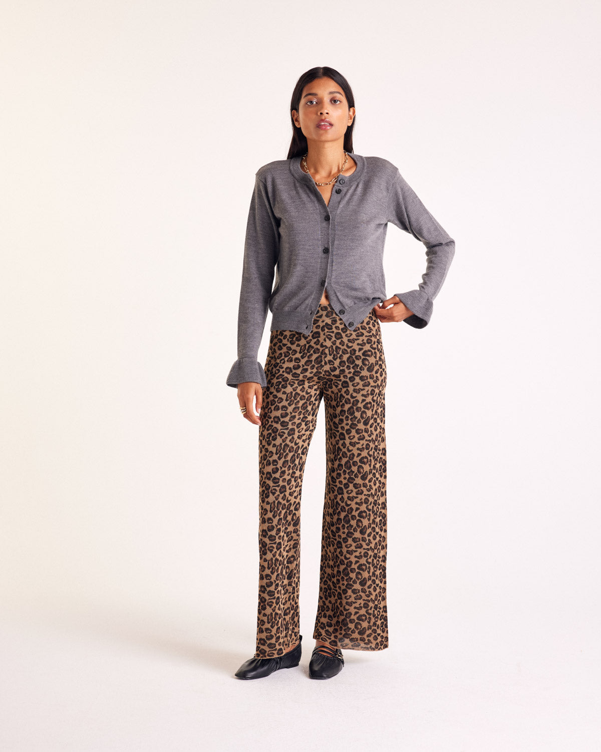 Rosalie gray cardigan