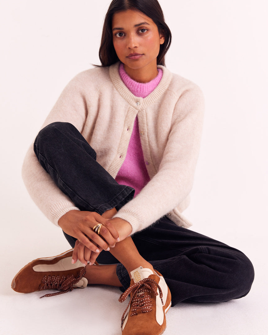 Cardigan Come natural white