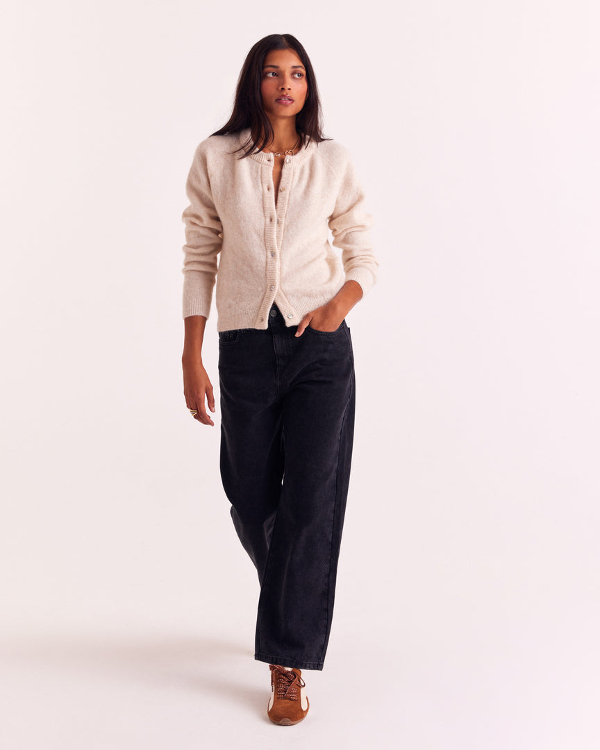 Cardigan Come natural white