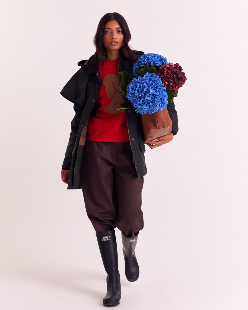 Barbour x BP Red Doug Sweater