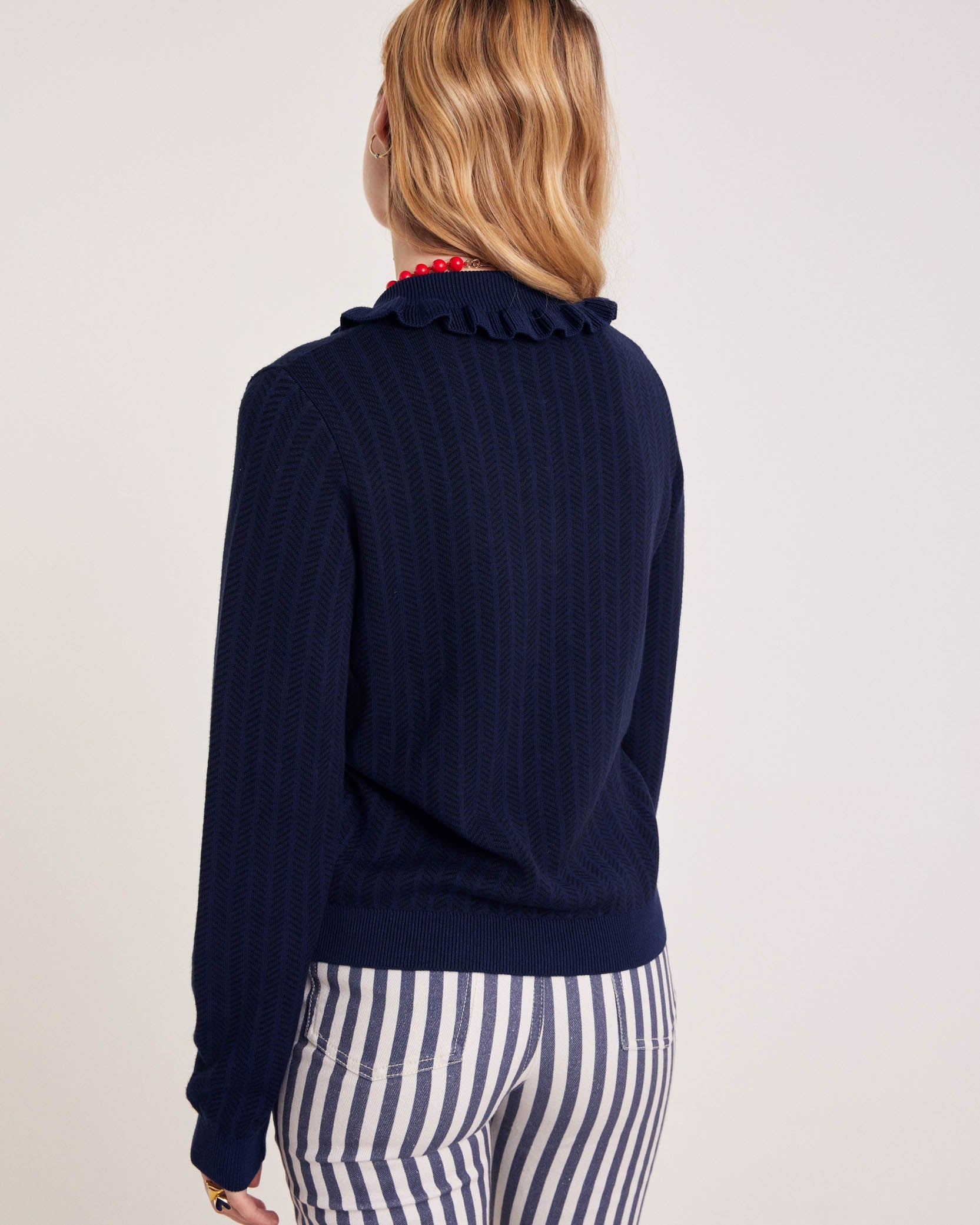 Navy Tadeo Polo Shirt