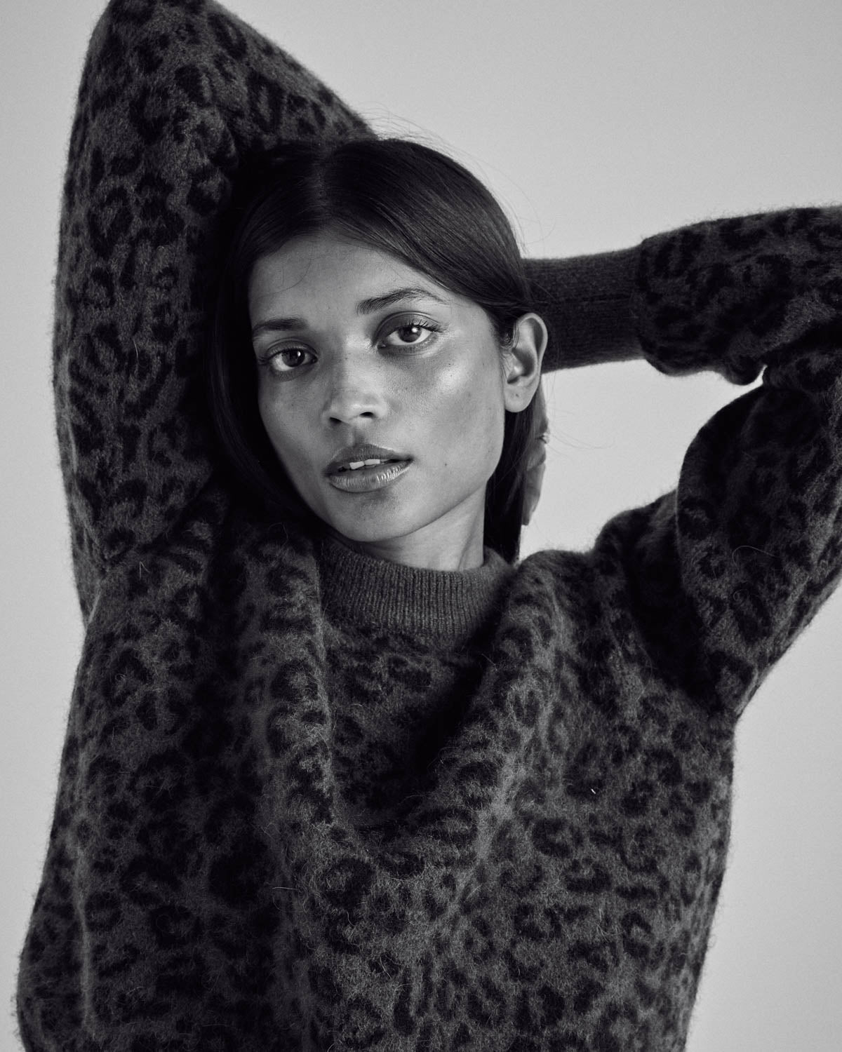 Fawn Leopard Doudou Sweater