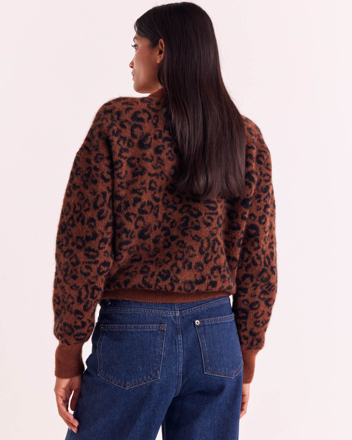 Fawn Leopard Doudou Sweater