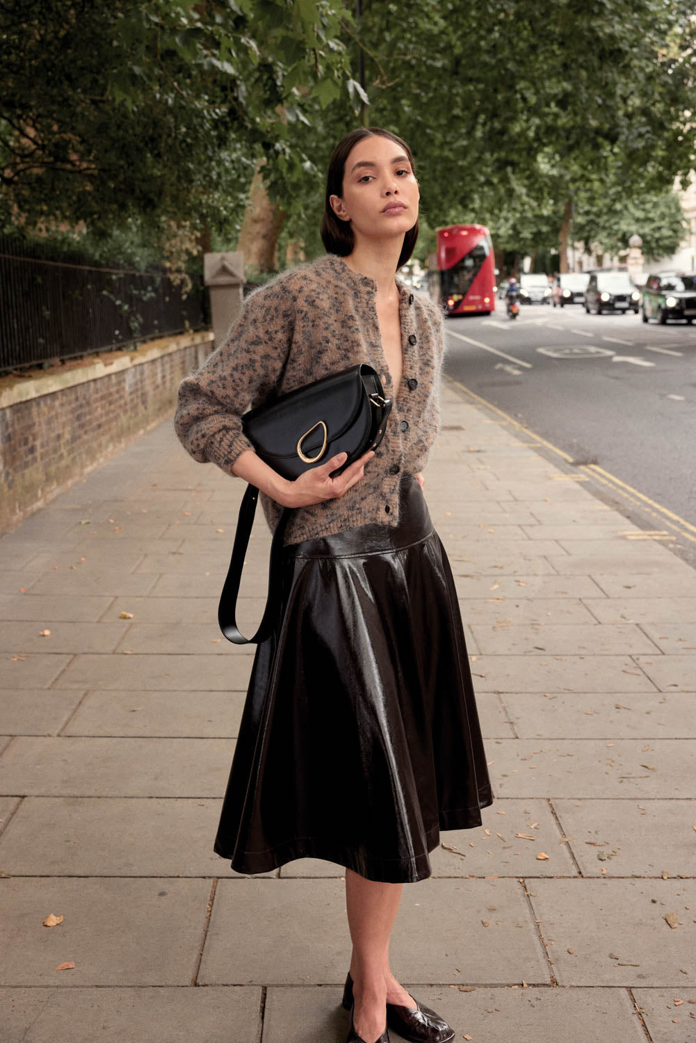 Douceur Cardigan in Sand Cheetah Spot