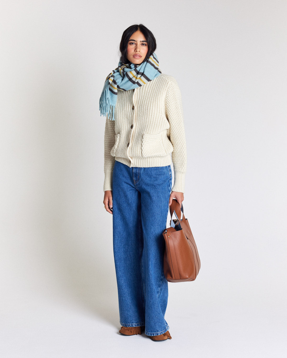 Ecru Marcel cardigan