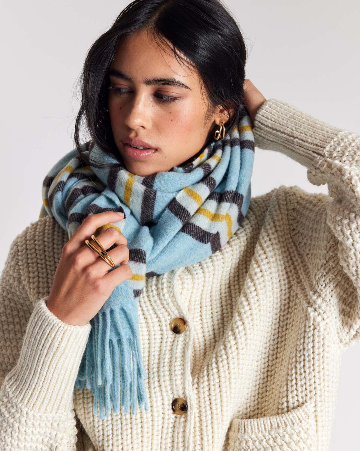 Ecru Marcel cardigan