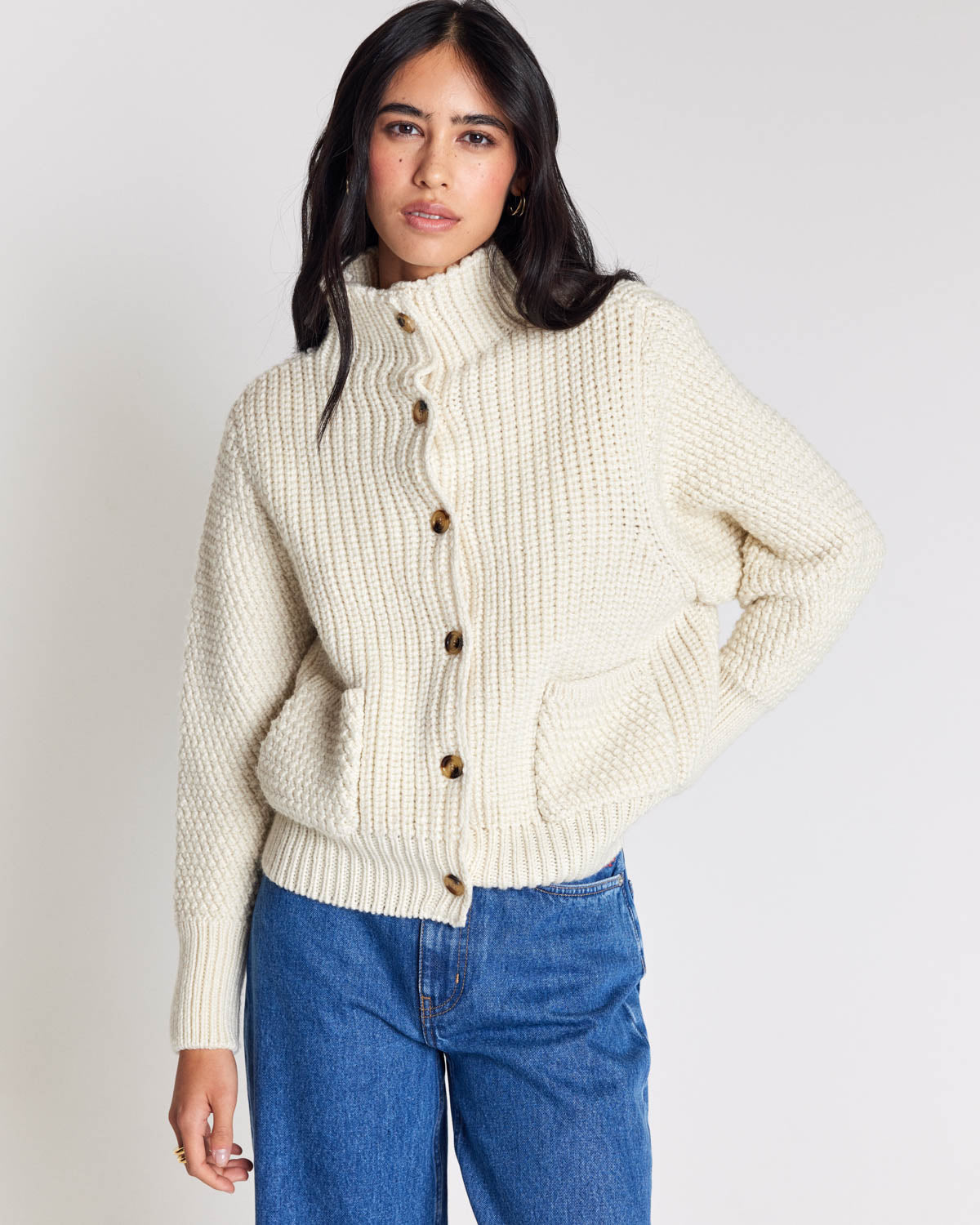 Ecru Marcel cardigan