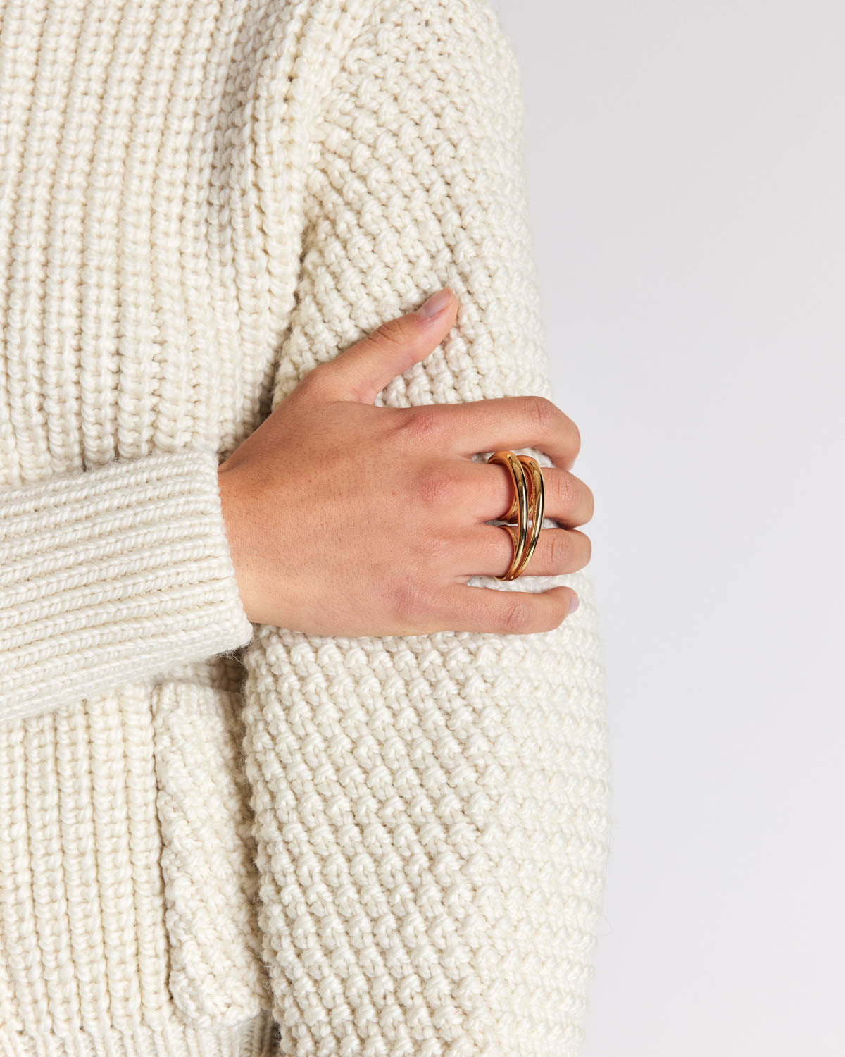 Ecru Marcel cardigan