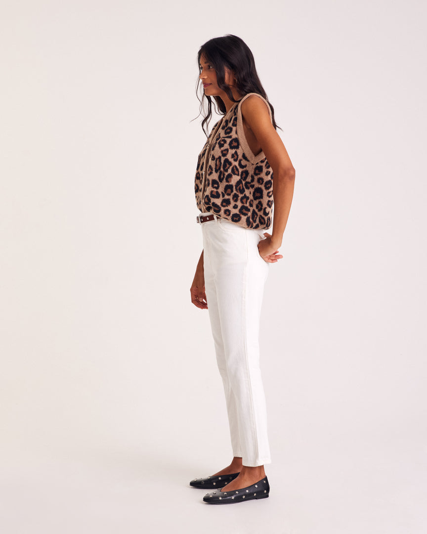 Constant leopard vest