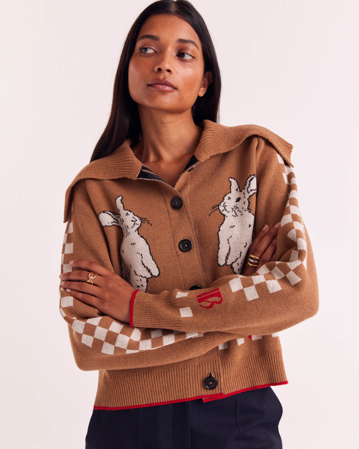 Hazelnut Cécile Rabbit Cardigan