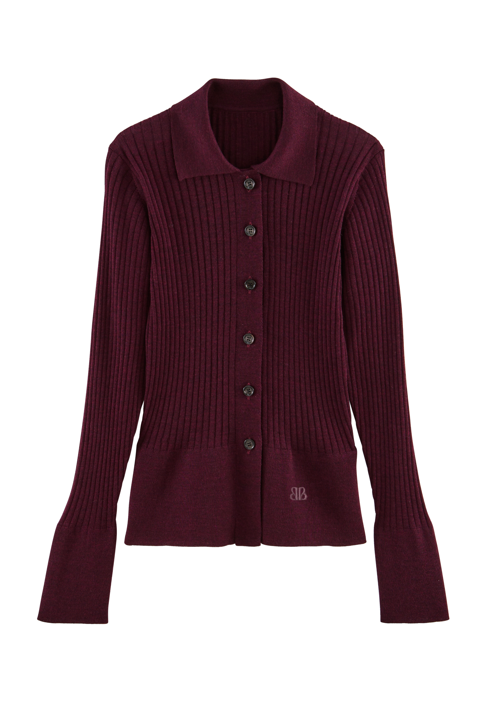 Burgundy Ombeline Cardigan