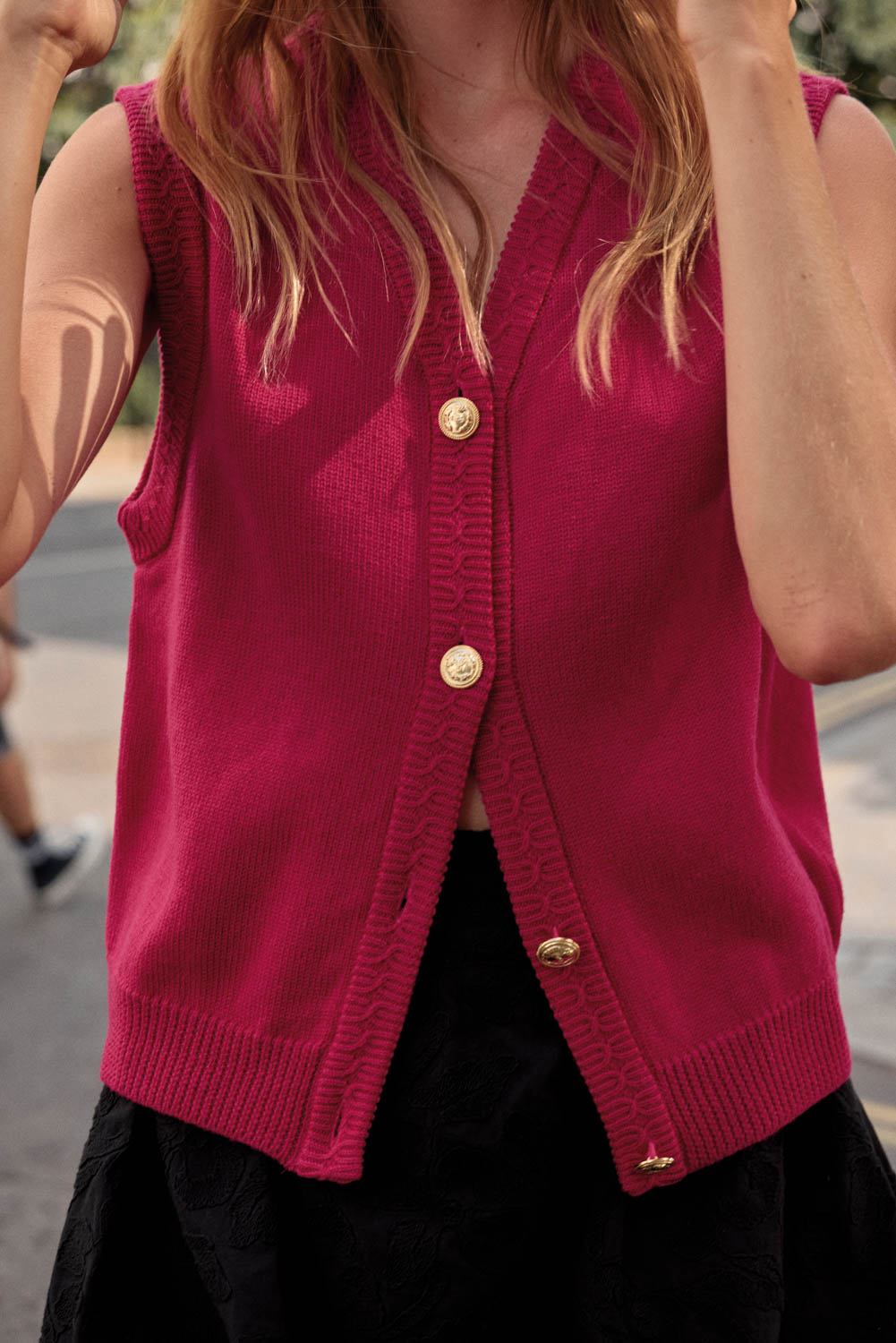 Raspberry pink Constant vest