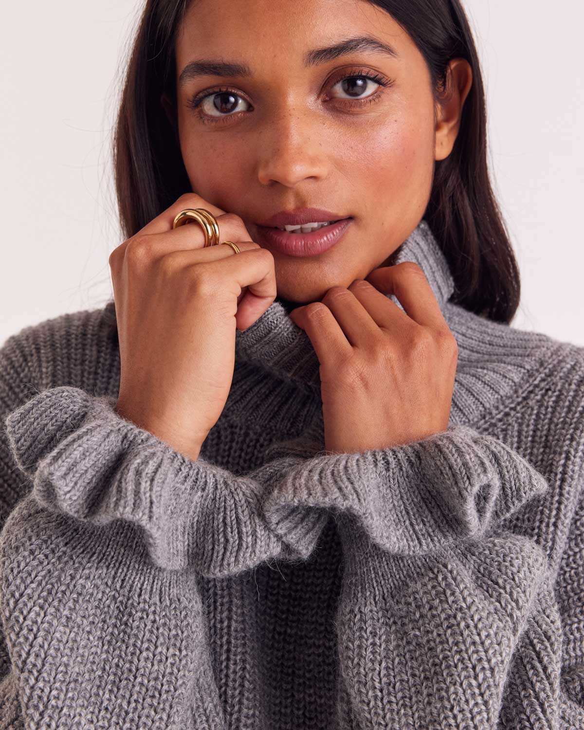 Adam heather gray sweater