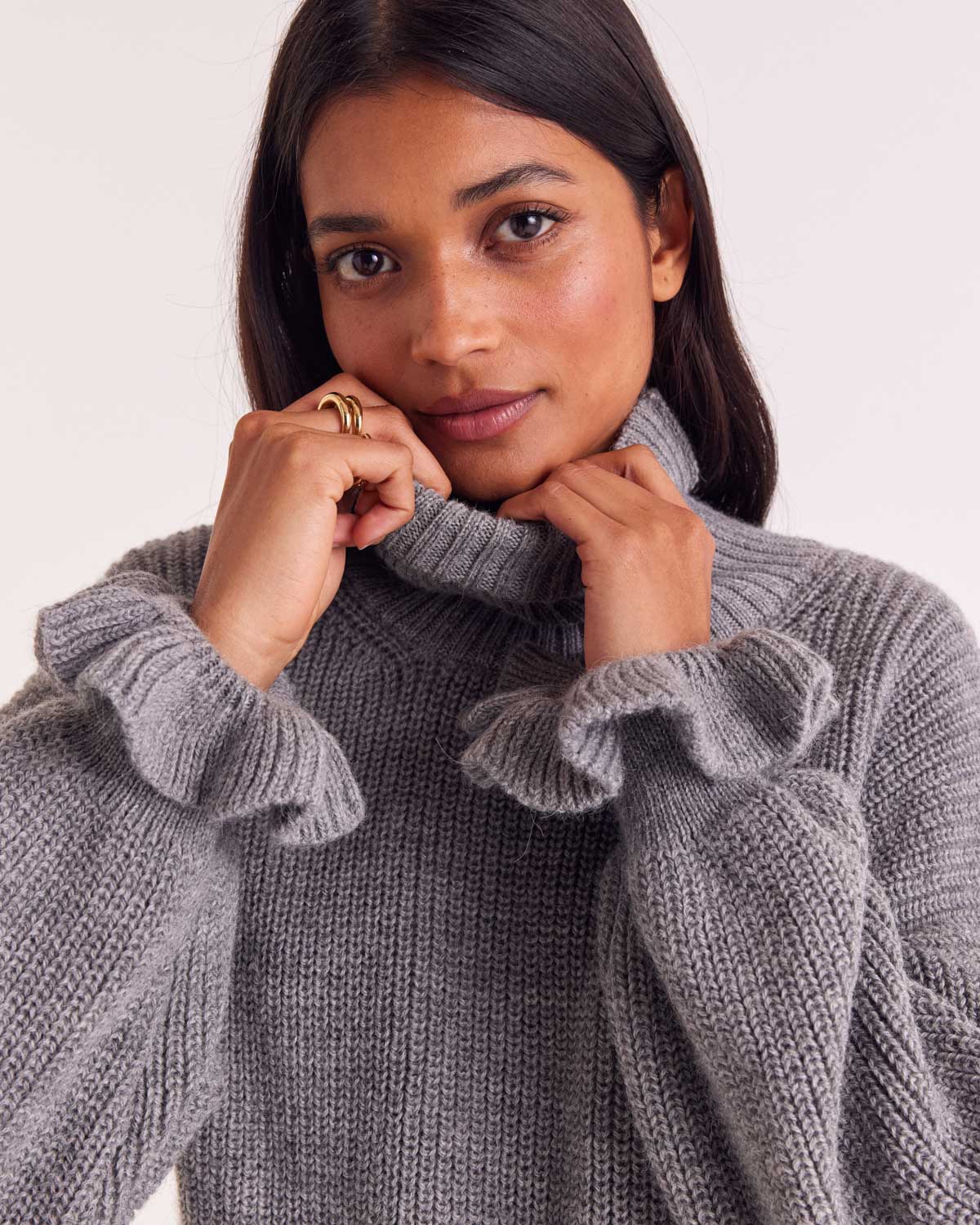 Adam heather gray sweater