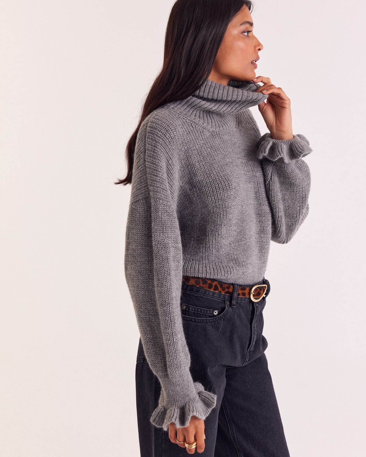 Adam heather gray sweater