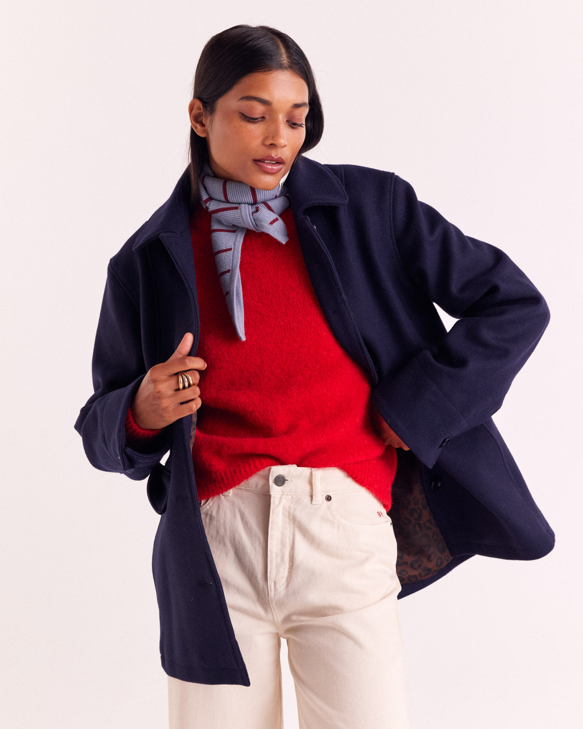 Bright Red Doudou Sweater