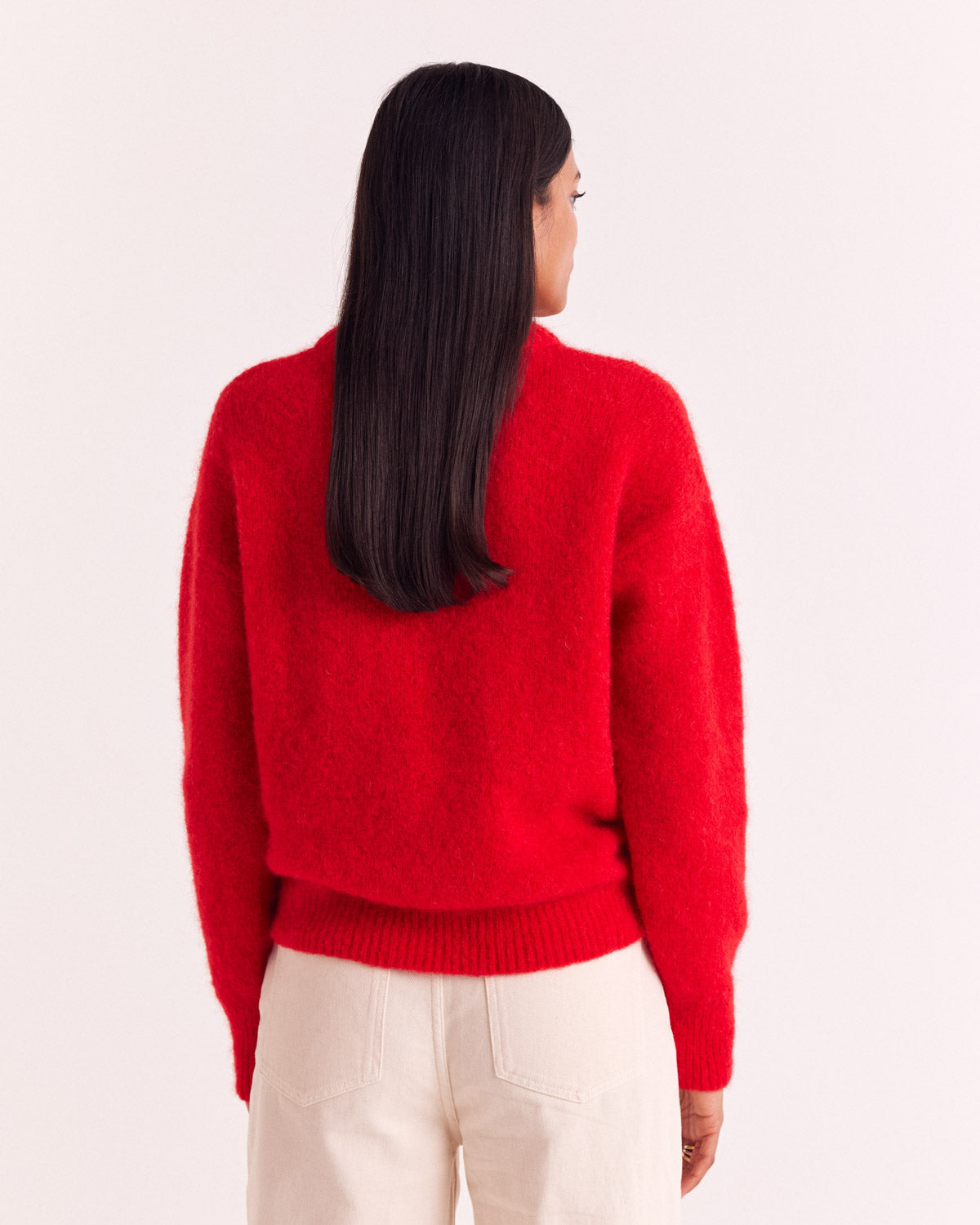 Bright Red Doudou Sweater