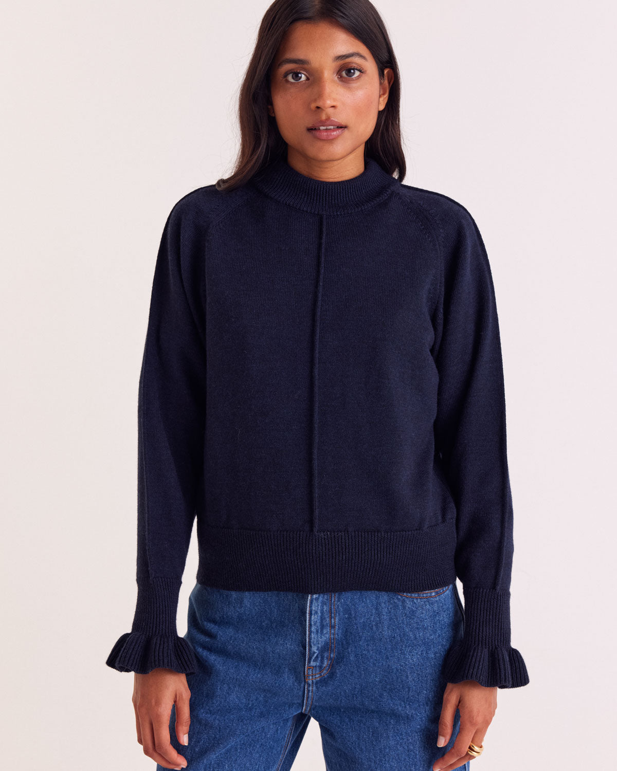 Navy blue Solène sweater