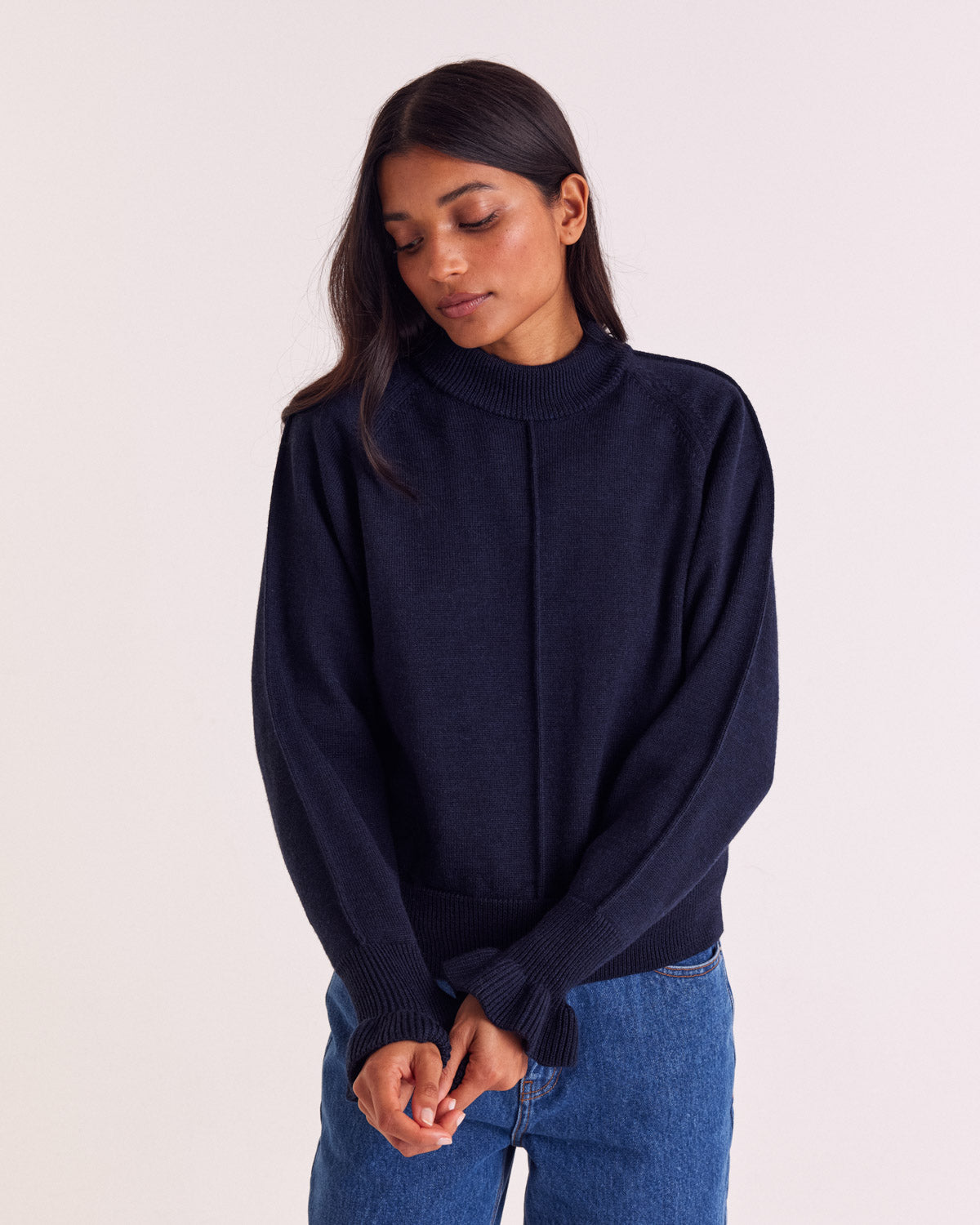 Navy blue Solène sweater