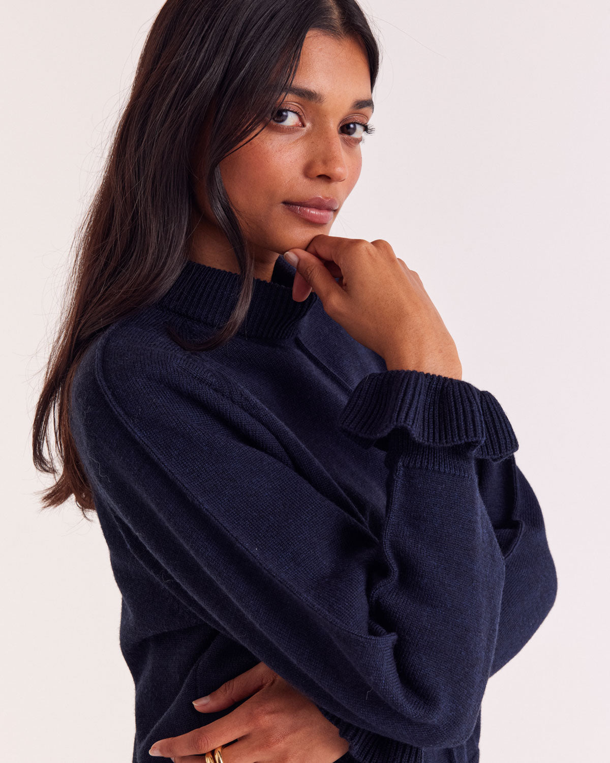 Navy blue Solène sweater