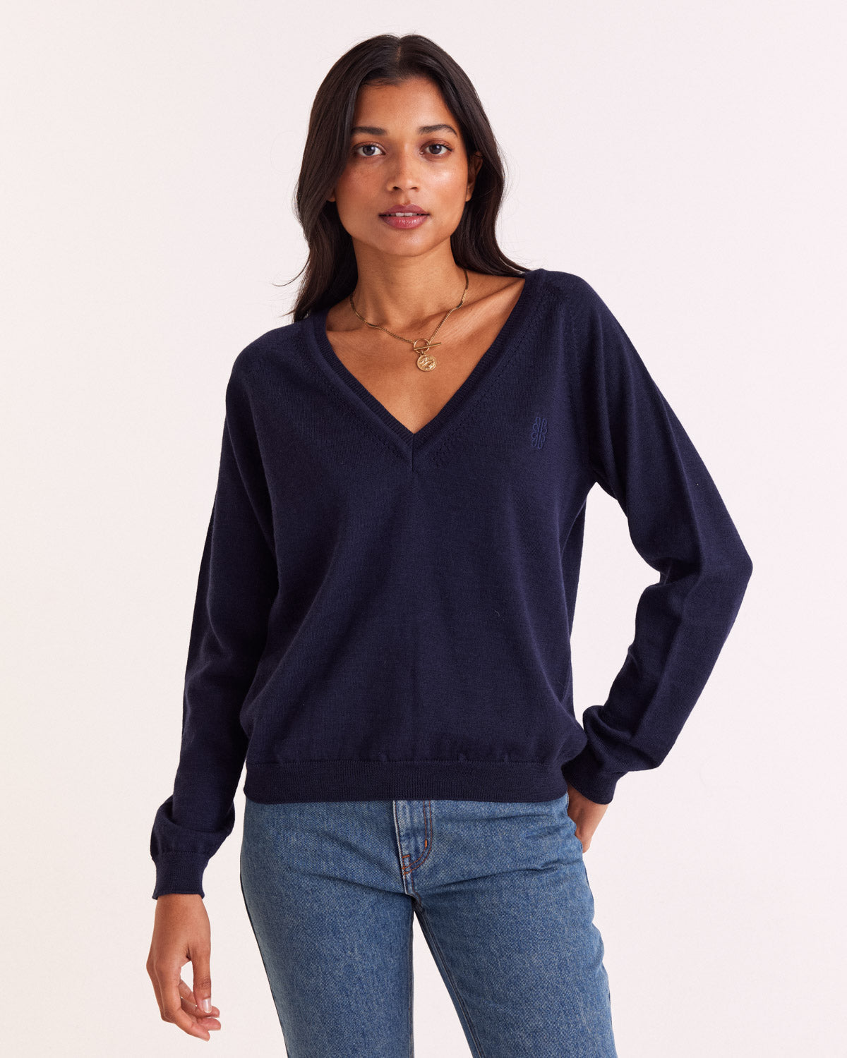Victoria navy blue sweater