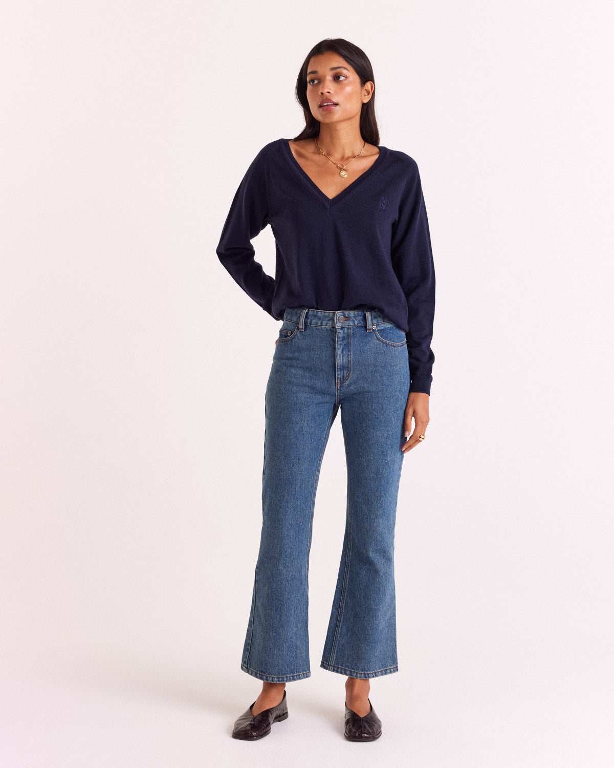 Victoria navy blue sweater
