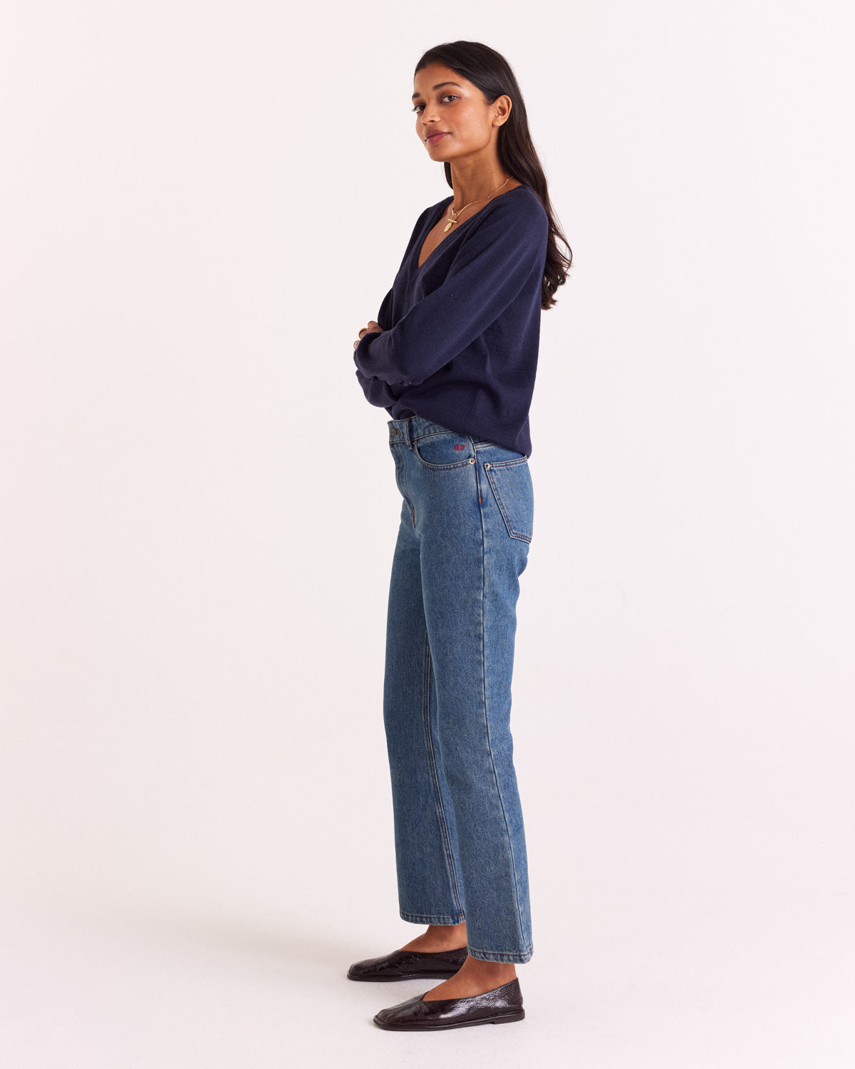 Victoria navy blue sweater