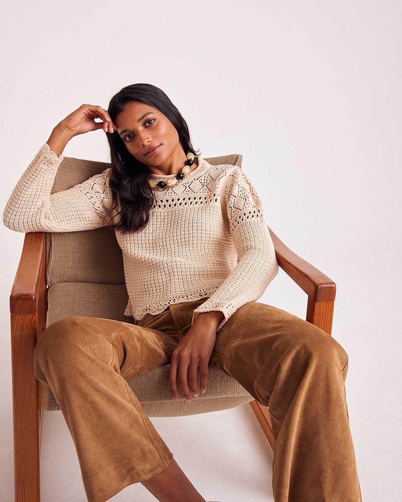 Salvador ecru sweater