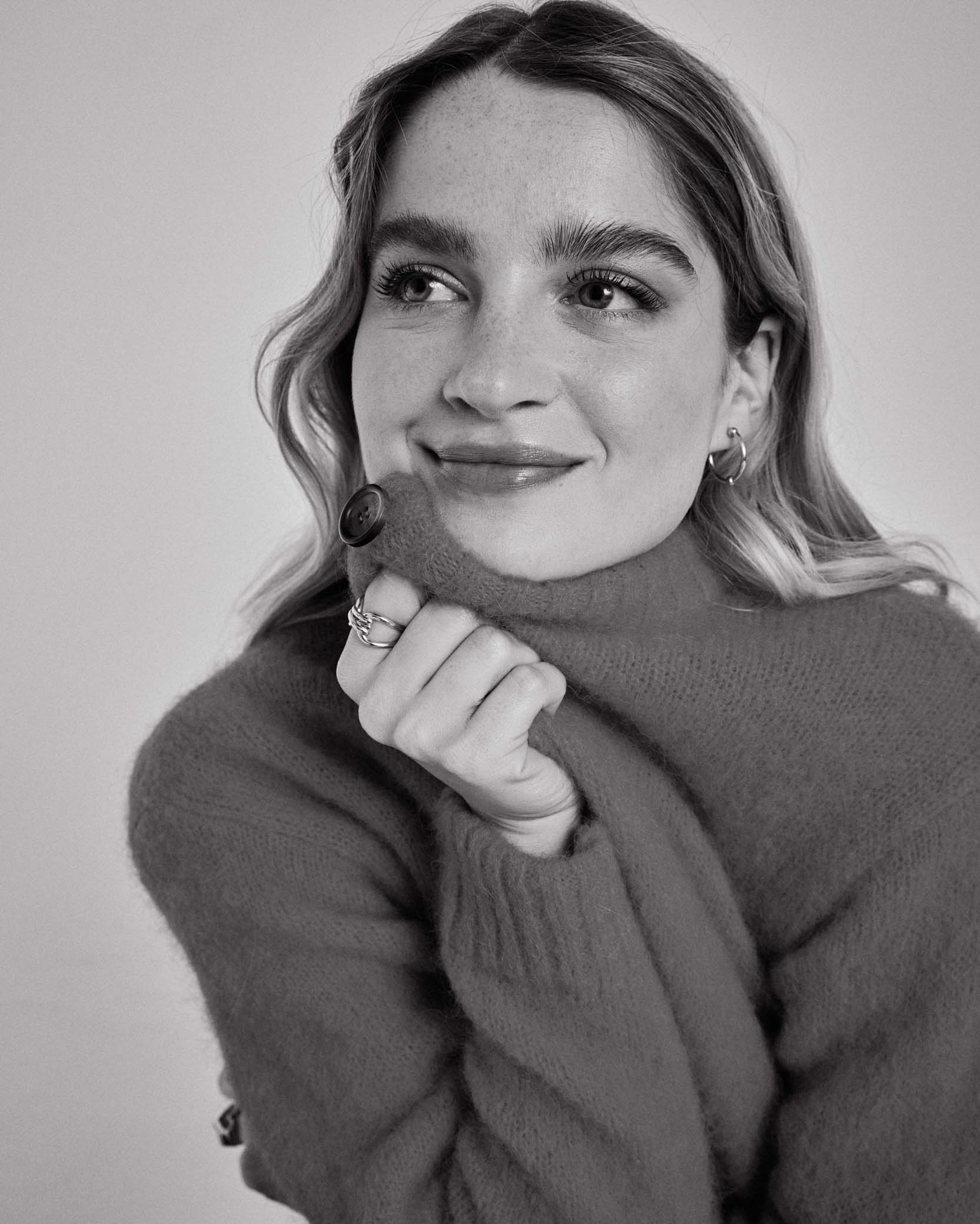 Rosanne red cardigan