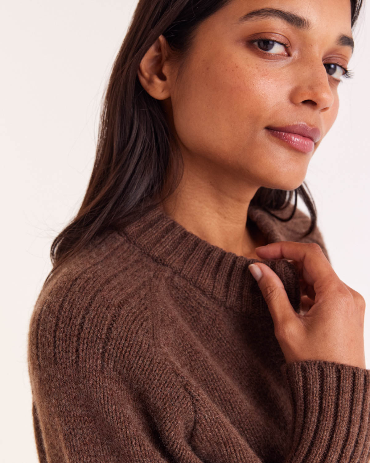 Hilda brown cardigan