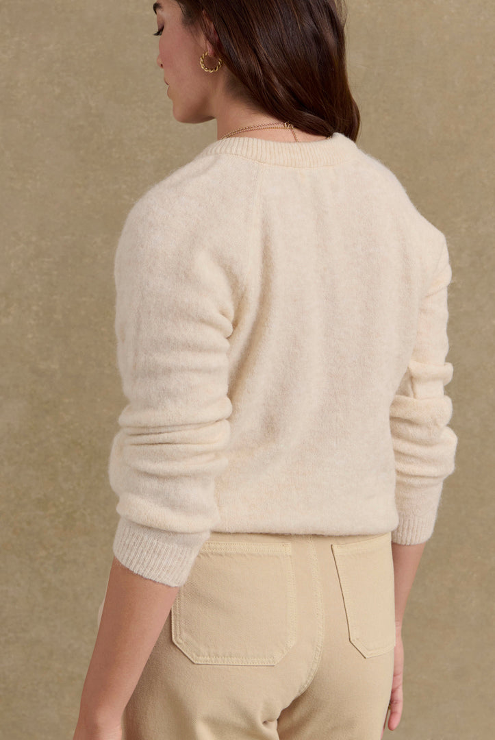 Cardigan Come natural white