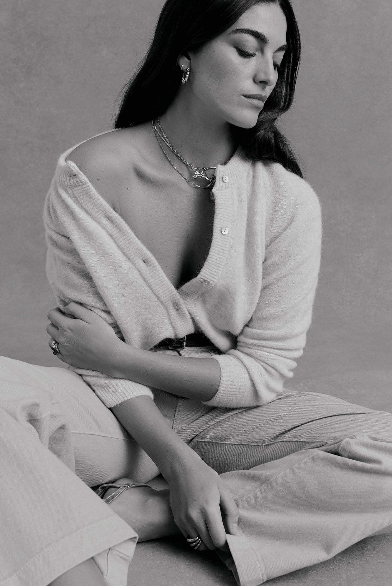 Cardigan Come natural white